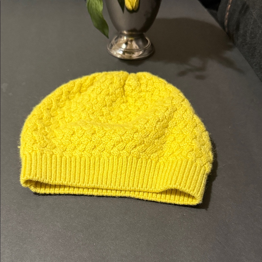 Boden Sunny Yellow Kids Knit Hat